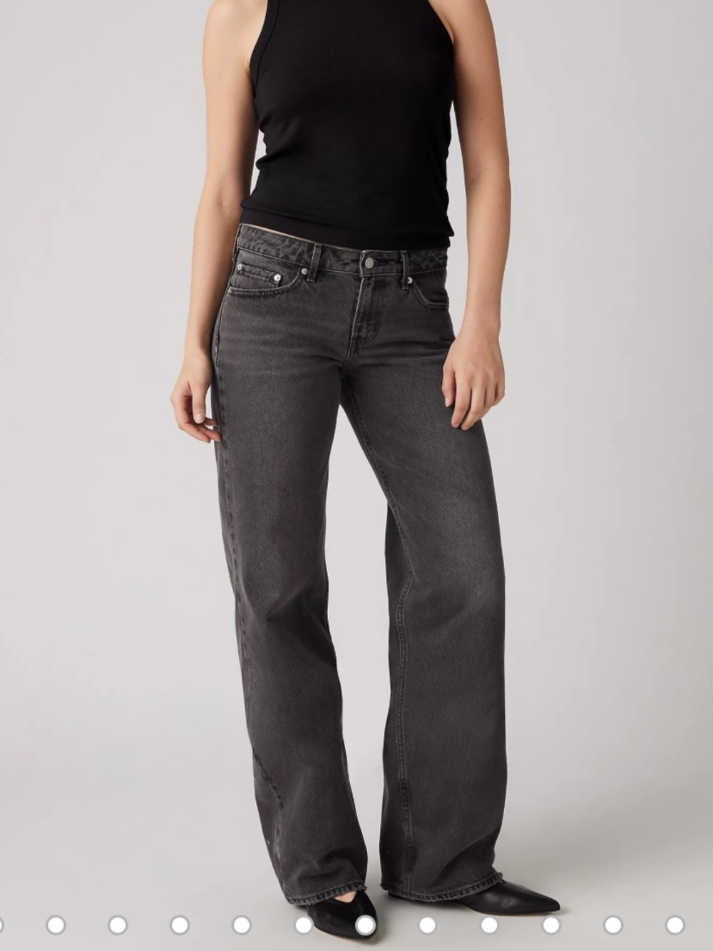 LEVIS Low Loose Jeans in black